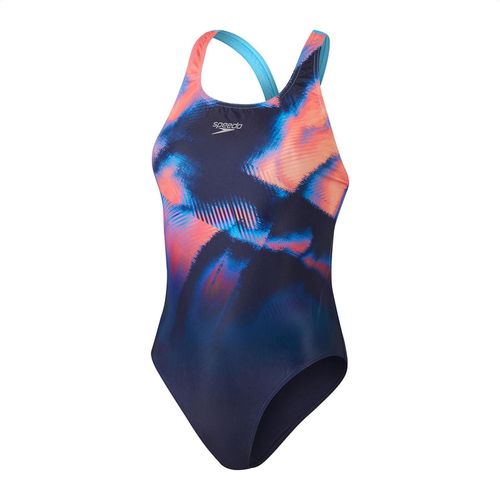 Maillot De Bain 1 Pièce Speedo Eco+ Placem Dig Powerback Bleu Marine