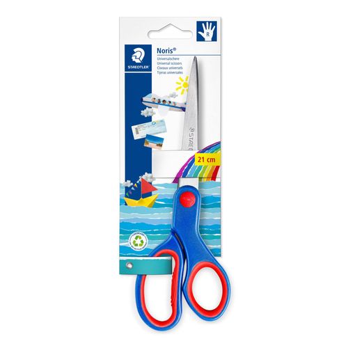 Ciseaux Pour Droitier - Lame De 21cm - Bouts Pointus - Staedtler - Noris