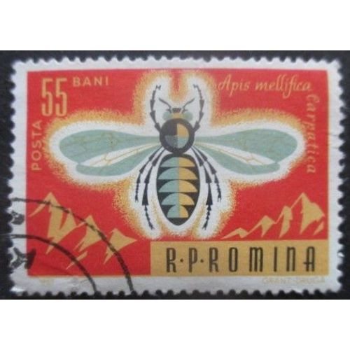 Roumanie N°1947 Abeille Oblitéré