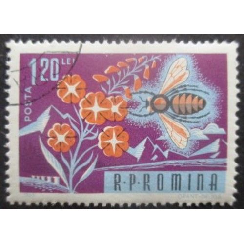 Roumanie N°1949 Abeille Oblitéré