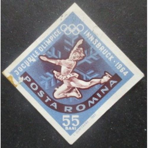 Roumanie N°1987 Jeux Olympiques D'innsbruck 1964 Oblitéré