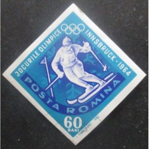 Roumanie N°1988 Jeux Olympiques D'innsbruck 1964 Oblitéré