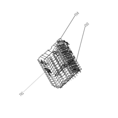 Panier sup ass (repère n°702) Lave-vaisselle (1062646 34421948 THOMSON VALBERG)