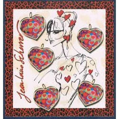 Saint Valentin : Coeurs Jean-Louis Scherrer Bloc Feuillet 93 Année 2006 N° 3861 Yvert Et Tellier Luxe