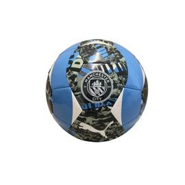 Ballon Football Loisir Puma Mcfc Prematch Ball Bleu Ciel