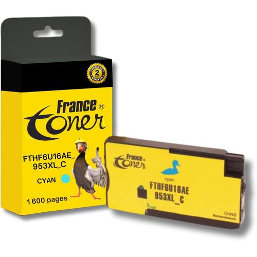953Xl 953 Xl Remanufacturé Cartouche D'Encre Pour Cartouche 953 Xl Compatible Pour Officejet Pro 8720 8730 7740 7720 7730 8210 8718 8710 8725 8715 8728 8218 8719 8740 (Cyan)[X1606]