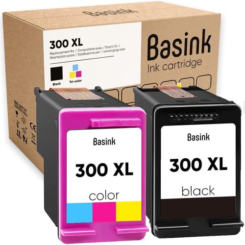 Cartouche D'Encre Compatible Avec Hp 300Xl Pack 2 Pour Photosmart C4680 C4780 Deskjet F4580 F2480 F2400 F2420 F4500 D5560 Envy 100 120[DYJ071378]