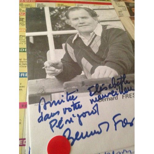 Bernard Fresson - Autographe
