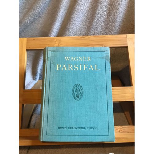 Richard Wagner Parsifal Partition De Poche Orchestre Schott / Eulenburg