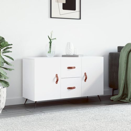 Vidaxl Buffet Blanc 100x36x60 Cm Bois D'ingénierie