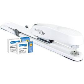 Agrafeuse - Long Bras - Agrafes 26/6mm - Blanc - Inclus 2000 Agrafes - Rapesco
