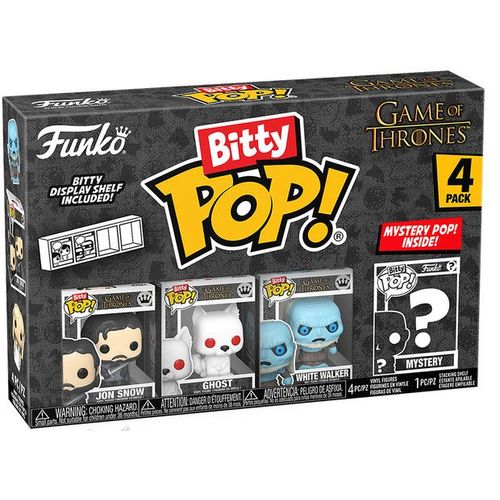 Game Of Thrones - Pack 4 Figurines Bitty Pop! Jon Snow 2,5 Cm