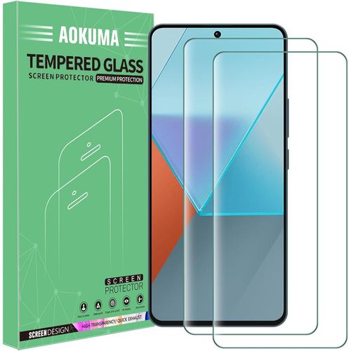 Xiaomi Redmi Note 13 Pro 5g Verre Trempé,[Lot De 2] Verre Trempé Redmi Note 13 Pro 5g [0.26mm] [Extrêmement Résistant Aux Rayures] [Haute Définition] [Facile À Installer] Protections D'écran(Q1296)