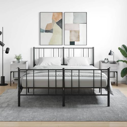Vidaxl Tables De Chevet 2 Pcs Sonoma Gris 40,5x31x60 Cm