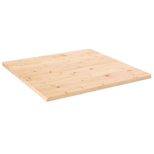 Vidaxl Dessus De Table 70x70x2,5 Cm Bois De Pin Massif