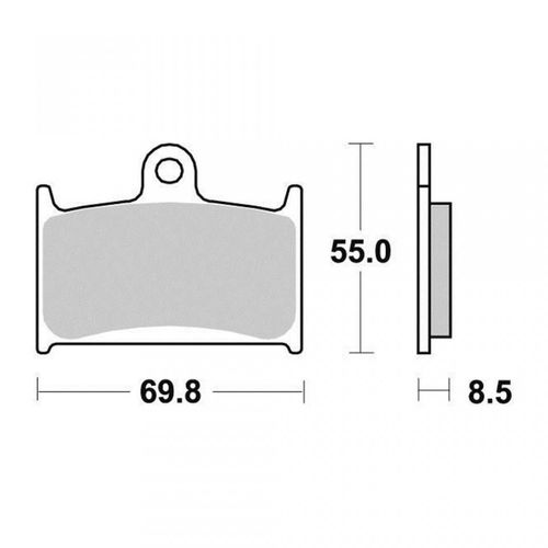 Plaquette De Frein Brembo Pour Moto Triumph 955 Sprint I St 2000 À 2005 Avg / Avd Neuf