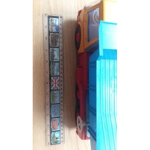 Joustra Camion Benne Jaune/Rouge/Bleu Vintage