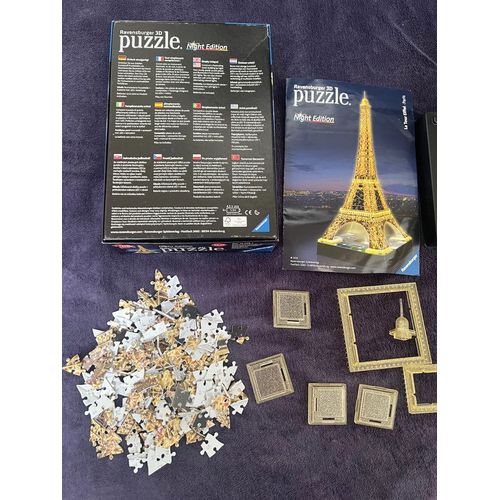 Puzzle Tour Eiffel 3d Night Edition Ravensburger