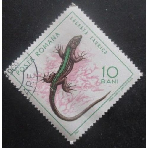 Roumanie N°2101 Lézard Oblitéré