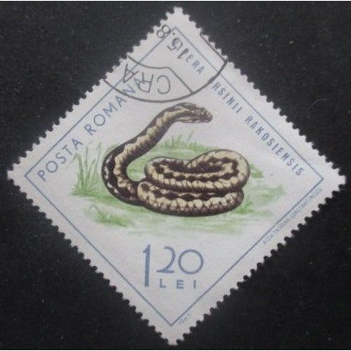 Roumanie N°2107 Vipère Oblitéré