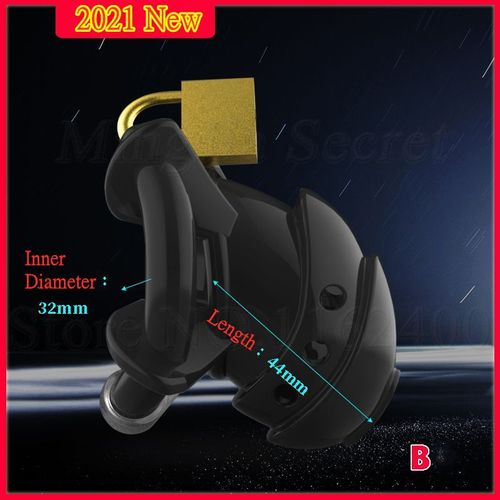 Dispositif De Chasteté En Silicone Pour Homme, Dispositif De Retenue Totale, Cage À Bite, Jouets Sexuels Pour Hommes, Anneau De Pénis À Manchette Réglable, Ceinture Bdsm, Serrure En Laiton
