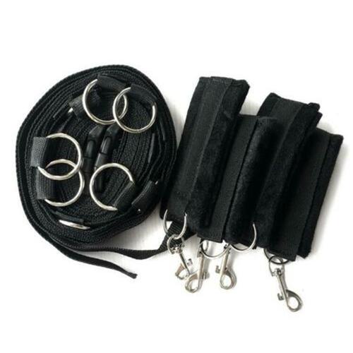 Kit De Ulde Retenue De Bondage De Lit En Nylon Pour Couples, Cordes De Rinçage, Menottes, Jeu Pour Adultes Bdsm, Jouets Sexuels, 7.0