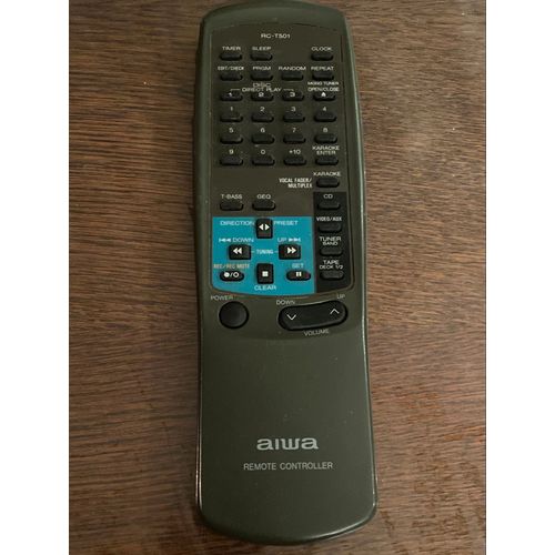 Telecommande aiwa remote controller RC-T501