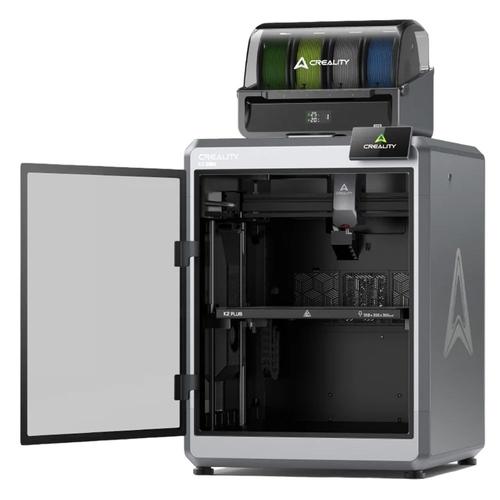 Creality K2 Plus Combo Imprimante 3D avec CFS, 600 mm/s, impression multicolore, extrudeuse Apus, détection d'inclinaison, moteurs à boucle fermée FOC, chauffage de chambre actif, 350 x 350 x 350 mm