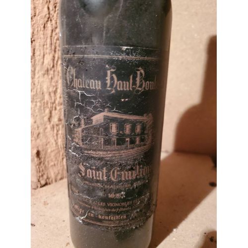 Bouteille Château Haut Boutisse 1990 Saint Emilion Bordeaux Vin Conservée En Cave De Terre Battue 3 Bouteilles Disponibles