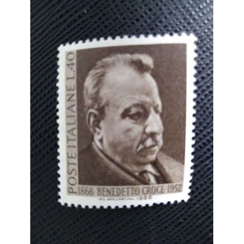 Timbre Italie Yt 943 Centenaire De La Naissance De Benedetto Croce 1966 ( 040109 )