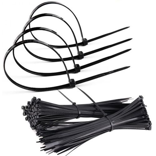 20 COLLIERS DE SERRAGE PLASTIQUE - Serre Cable Serflex - Attache Rislan - Colson
