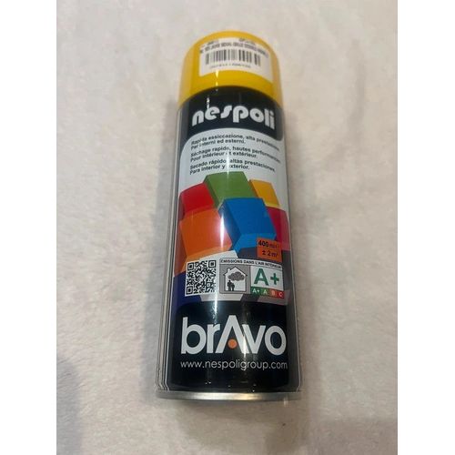 aerosol peinture professionnelle jaune signal 400 ml Nespoli ral 1003