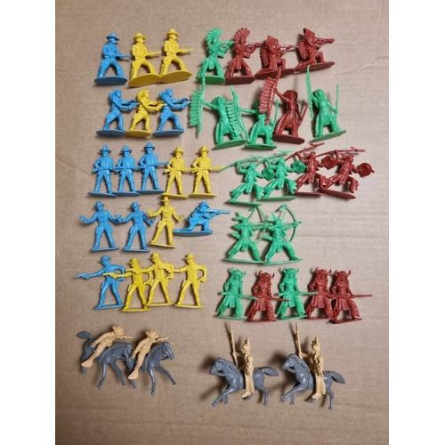 Figurines Cowboy Et Indiens