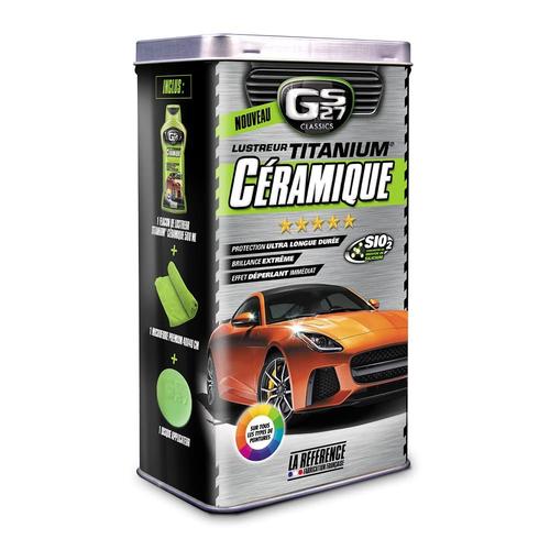 Lustreur Titanium Céramique-Produit Nettoyant Voiture-Brillance Instantannée-Sans Rinçage-500 Ml.[Y945]