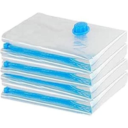 Sac sous vide vetement aspirateur - Voyages s pour matelas,Vêtements Sac rangement sous vide (4, 80x60cm)