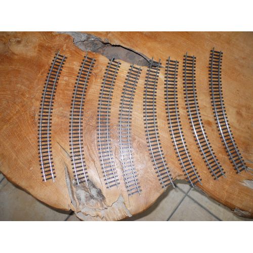 Lot De 8 Rails Courbes Ho Meccano Hornby - Acno Ref : 381