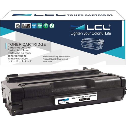 407246 Noir 3500Pages Cartouche de Toner Compatible pour Ricoh 407246 SP311 SP311DN SP311DNW SP311SFN SP311SFNW SP325DNW SP325SFNW SP325SNW Compatible pour Ricoh SP 311DN 311DNW 311SFN (1-Pack).[G431]
