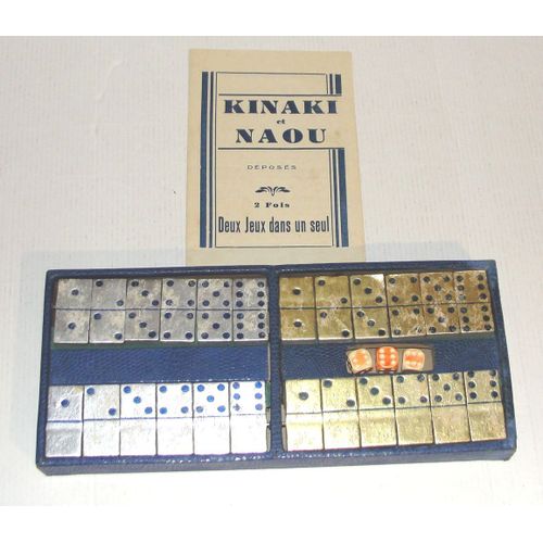 Kinaki Et Naou Ancien Jeu De Dominos Deux En Un
