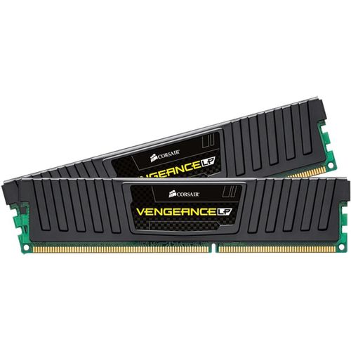 CML16GX3M2A1600C10 Vengeance LP 16GB (2x8GB) DDR3 1600 Mhz CL10 Mémoire pour ordinateur de bureau performante avec profil XMP. Noir.[G542]