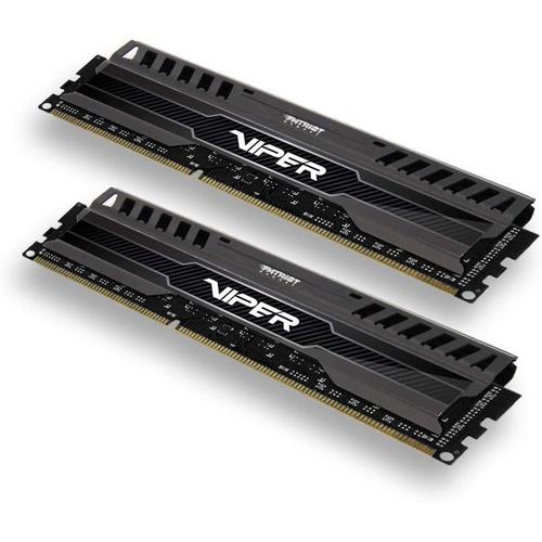 Viper 3 Black Mamba DDR3 1600 8GB (2x4Go) C9 Kit de Mémoire Haute Performance XMP 1.3 Noir PV38G160C9K.[G661]