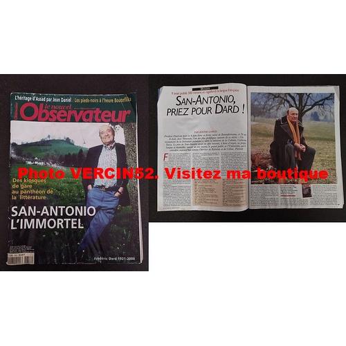 Nouvel Observateur N° 1858 San Antonio