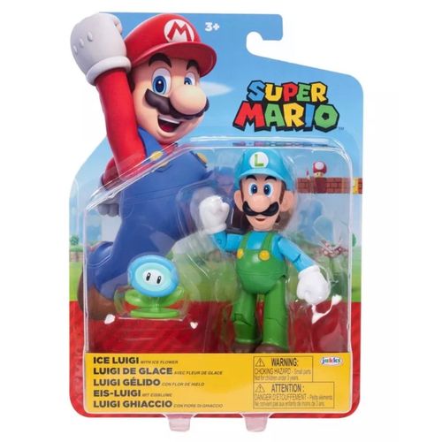 Figurines Luigi De Glace - Super Mario - Nintendo - Jakks Pacific 