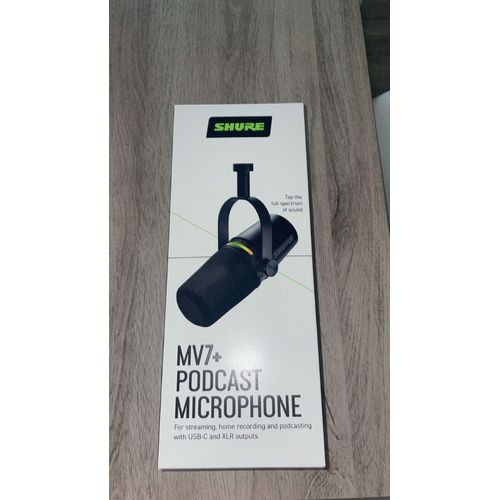 Micro Shure MV7+podcast