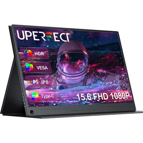 Moniteur portable UPERFECT 15,6 pouces 1080P Full HD USB C Deuxième écran VESA