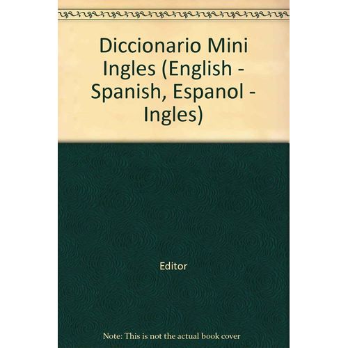 Diccionario Mini Ingles English-Spanish Español-Ingles