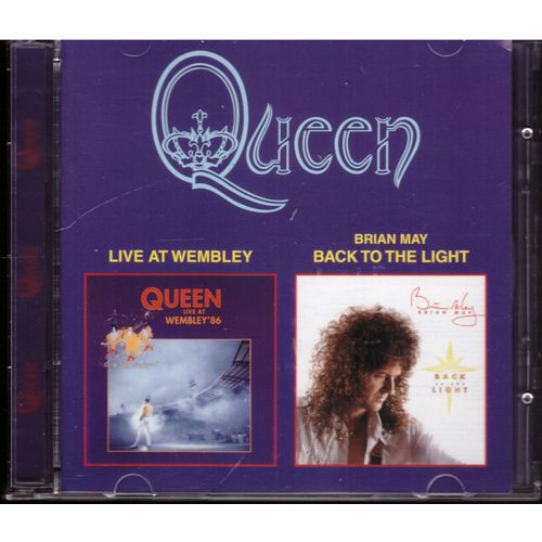 Queen 2 Cd Live At Wembley / Brian May Back To The Light