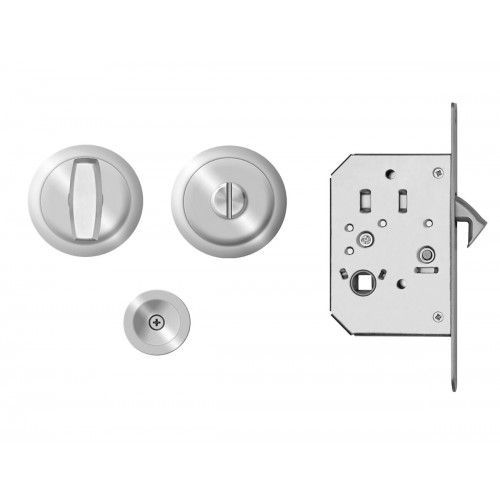 Poignées cuvettes pour porte à galandage - rondes - série EPD3 - inox poli KARCHER DESIGN