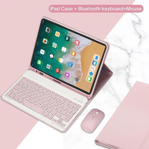Étui Clavier Pour Ipad Pro, 1ère Génération, 12.9 Pouces, 2015 Pouces, 12.9 Pouces, A1584, A16520, 2ème Génération, 2017 Pouces, A1670, A1671, A1821-English Keyboard-Pink B
