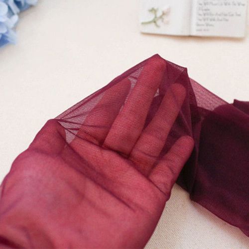 Bas De Danse Ultra Fins Transparents Pour Femmes,Collants Sexy,Document De Bonbons,Fille- Wine Red-B3