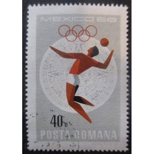 Roumanie N°2402 Jeux Olympiques De Mexico 1968 Oblitéré